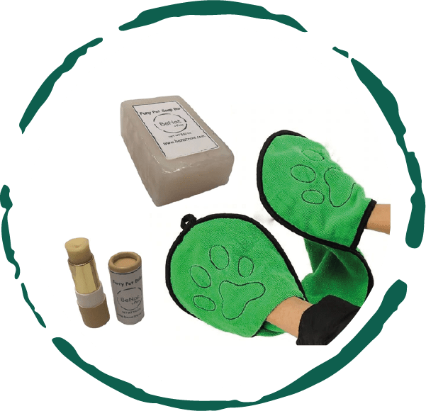 BeNat Pets. 3-Pack Pet Grooming Bundle.