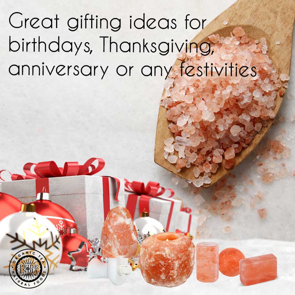 Himalayan Pink Salt Tea Light Holder by Pride of India – Salt Candle Holder – Room Décor Item – Great for Creating an Ambiance – Ideal for Home & Spa Uses – Natural Shape - All - N - 1