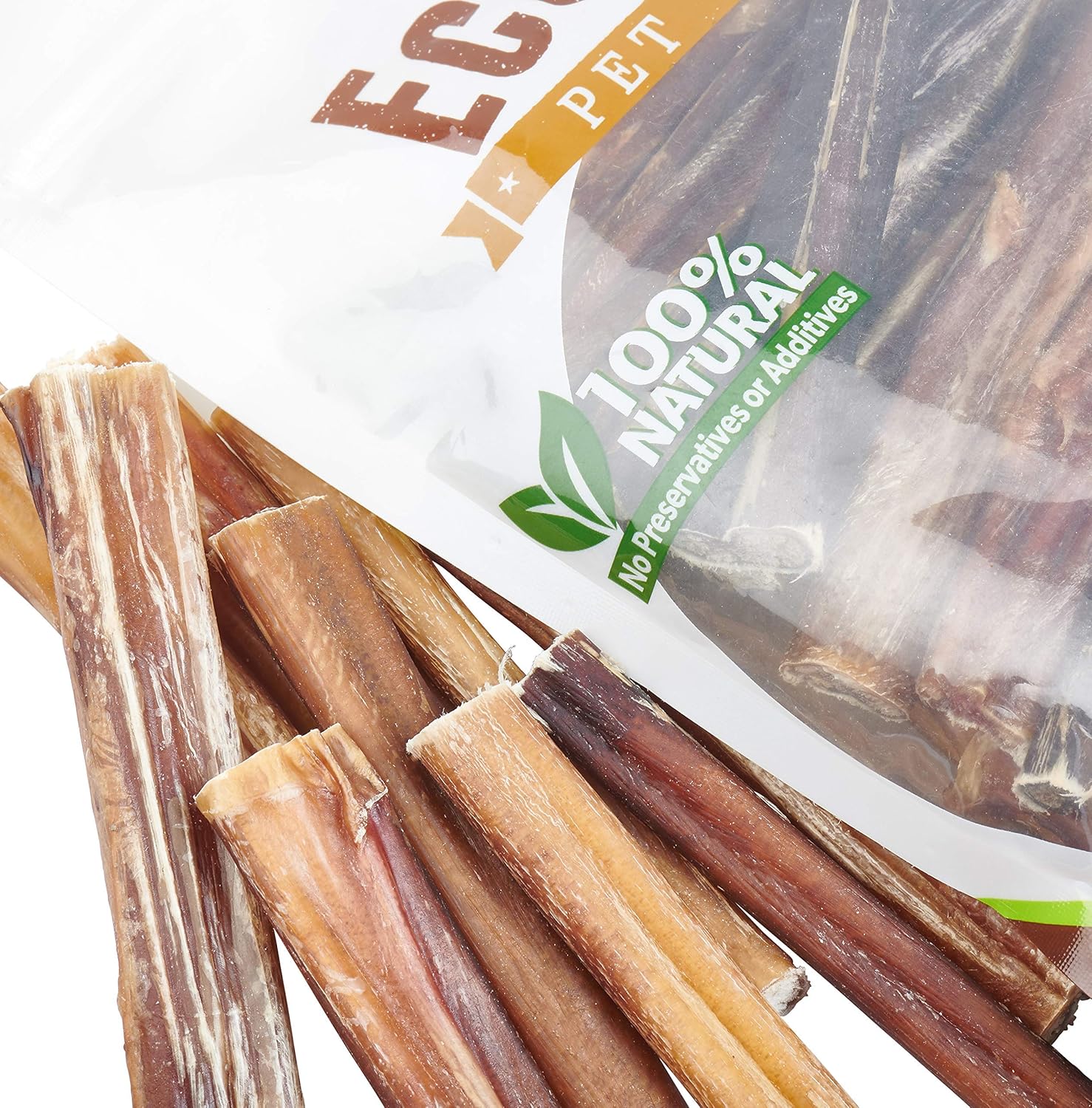 100% Natural Brazilian Bully Sticks - 1 lb Bag 10.00% Off Auto renew - All - N - 1