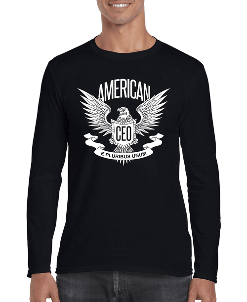 American CEO Patriotic Eagle Men's Long Sleeve Shirt - All - N - 1