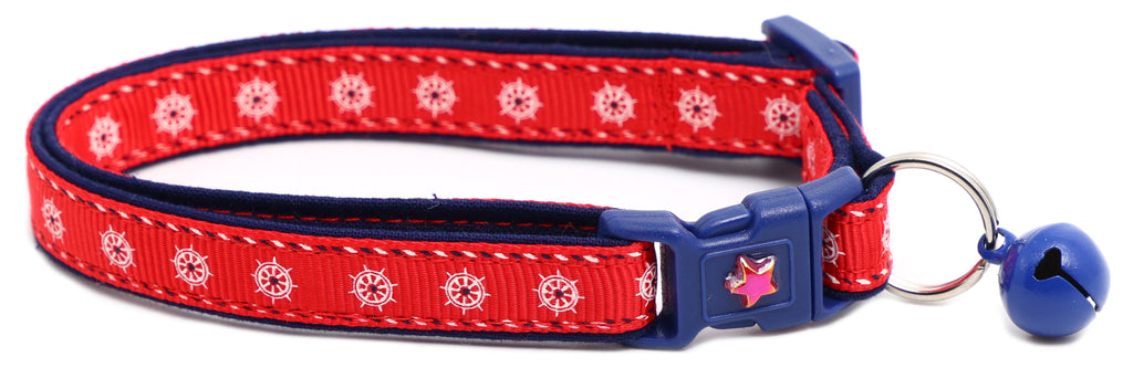 Ships Wheels Breakaway Cat Collar - All - N - 1