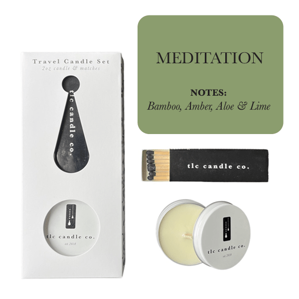 Travel Candle with Matches - Meditation - All - N - 1