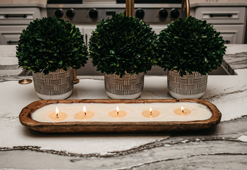 5 - Wick Dough Bowl Soy Candle - Pomme Cider - All - N - 1