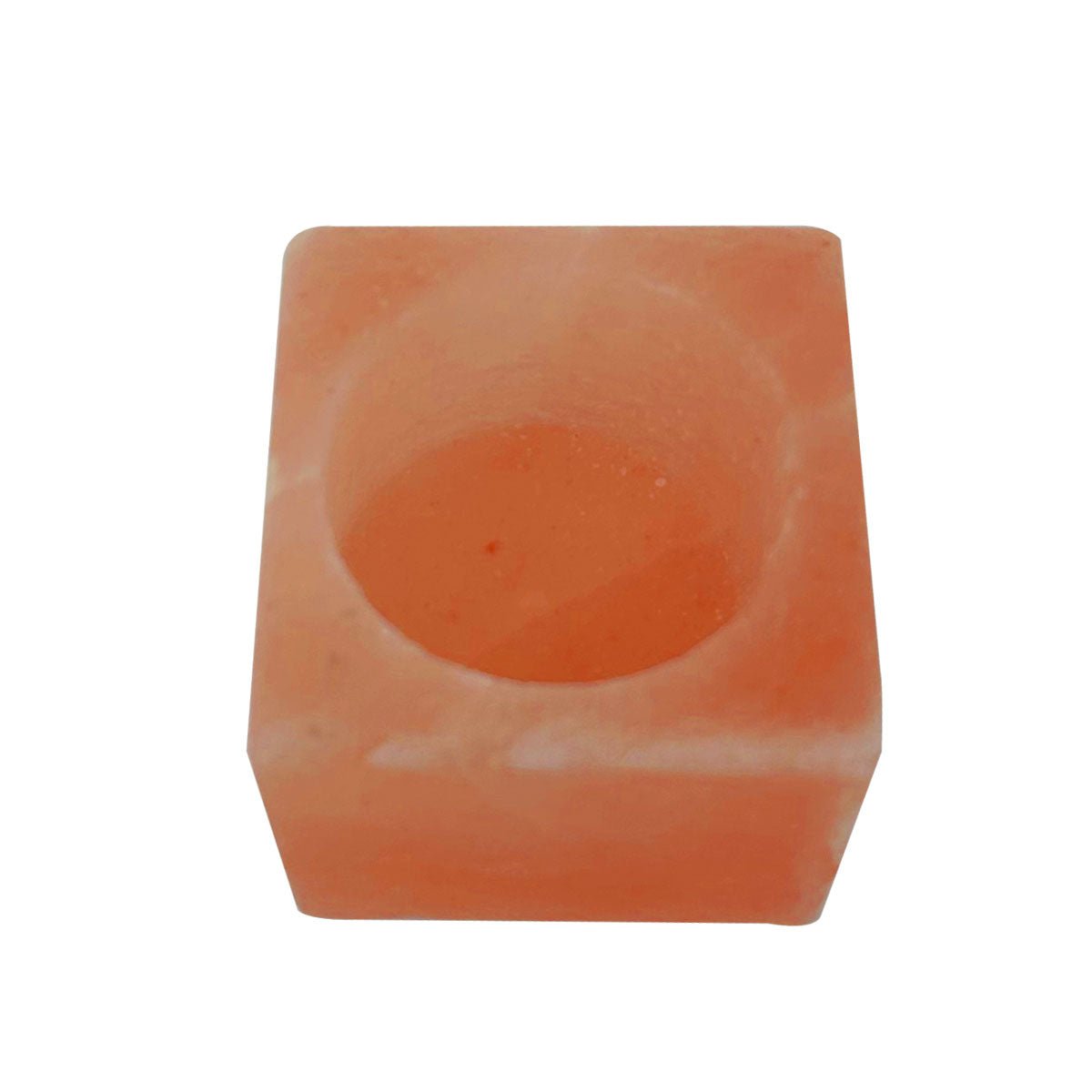 Himalayan Pink Salt Tea Light Holder by Pride of India – Salt Candle Holder – Room Décor Item – Great for Creating an Ambiance – Ideal for Home & Spa Uses – Natural Shape - All - N - 1