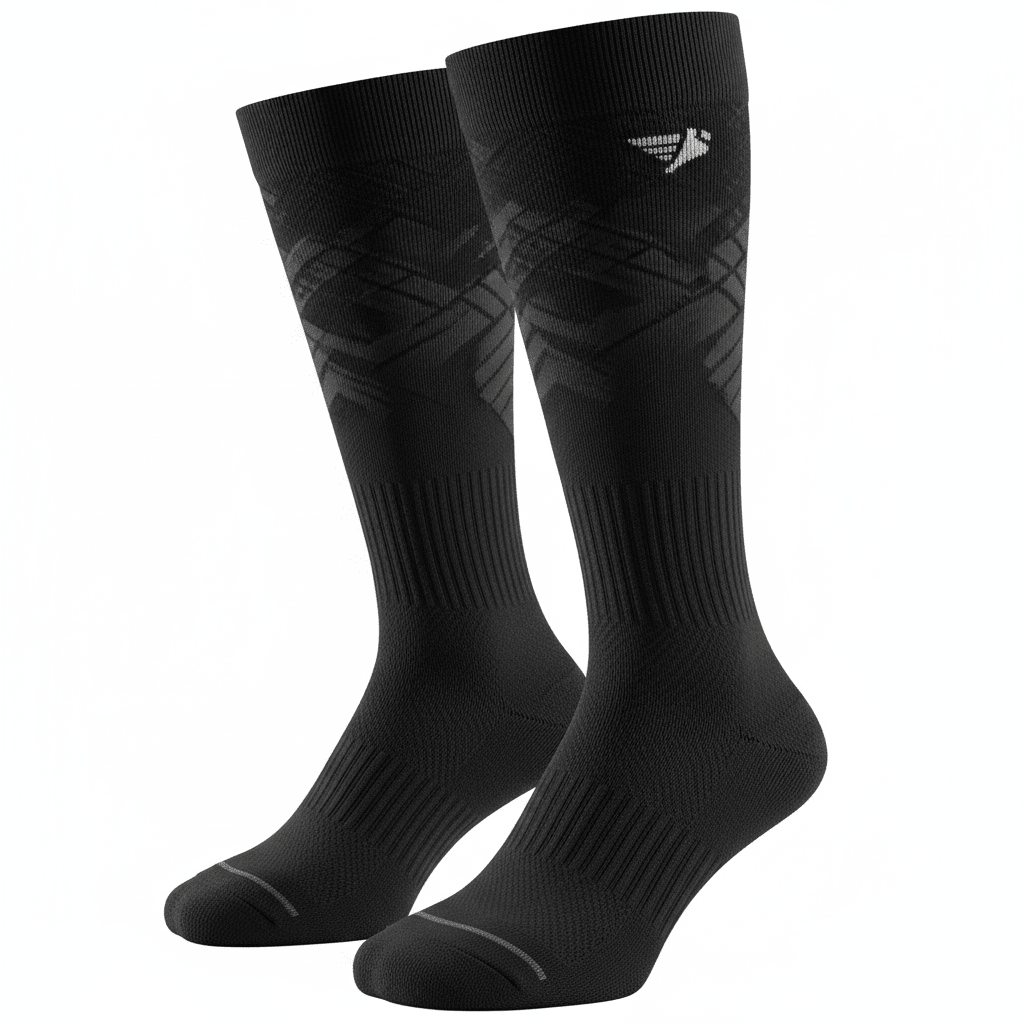 Compression Socks for Travel & Sports - Knee - High Support (3 Pairs) - All - N - 1