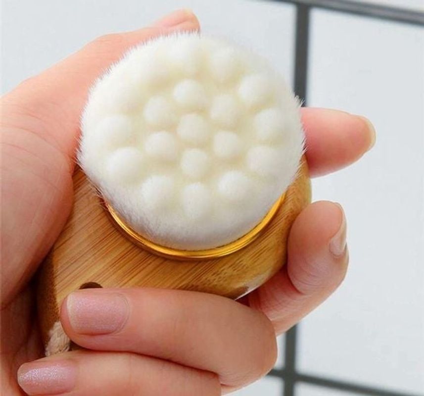 Facial Brush with Bamboo Handle - All - N - 1