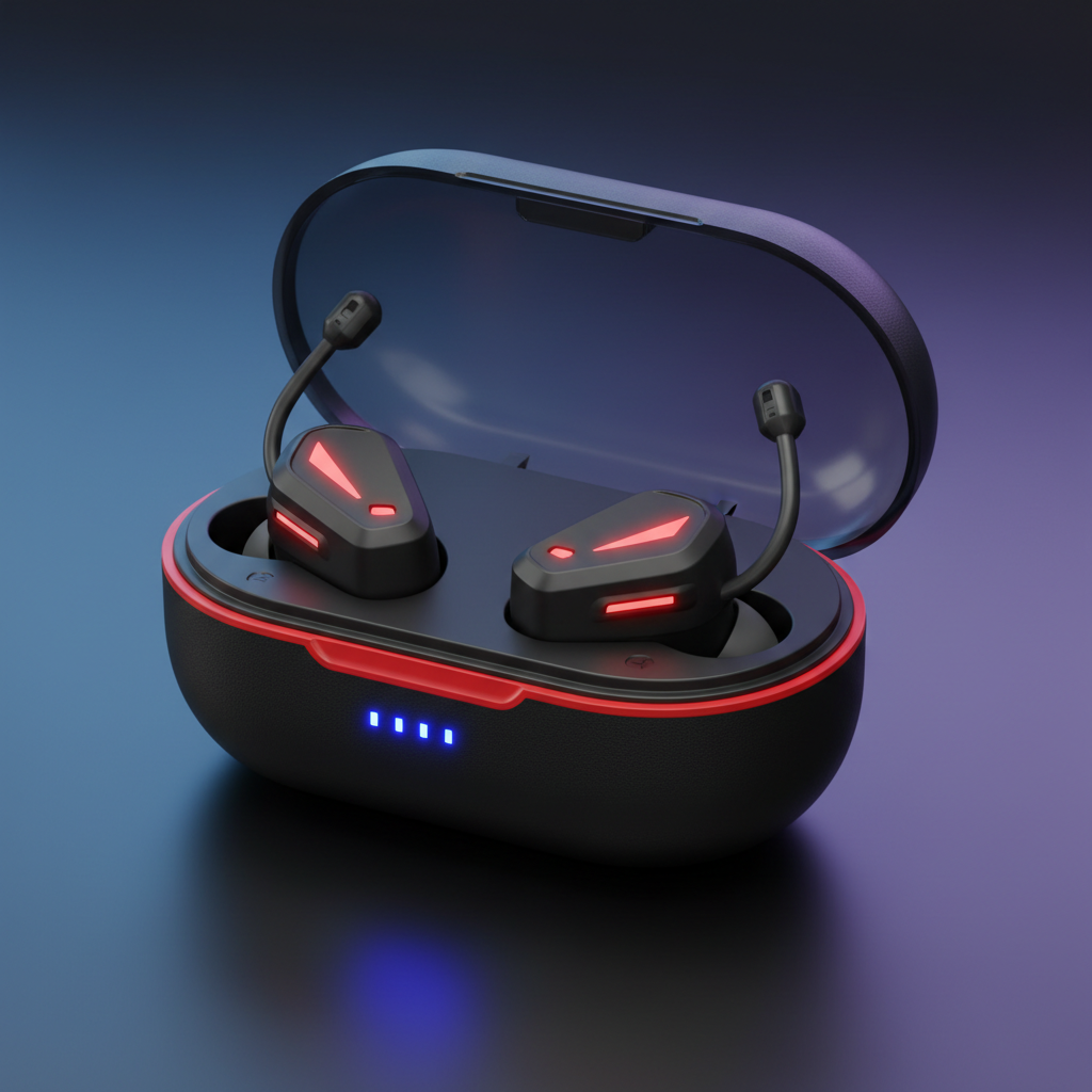 Gaming Earbuds Case Detail