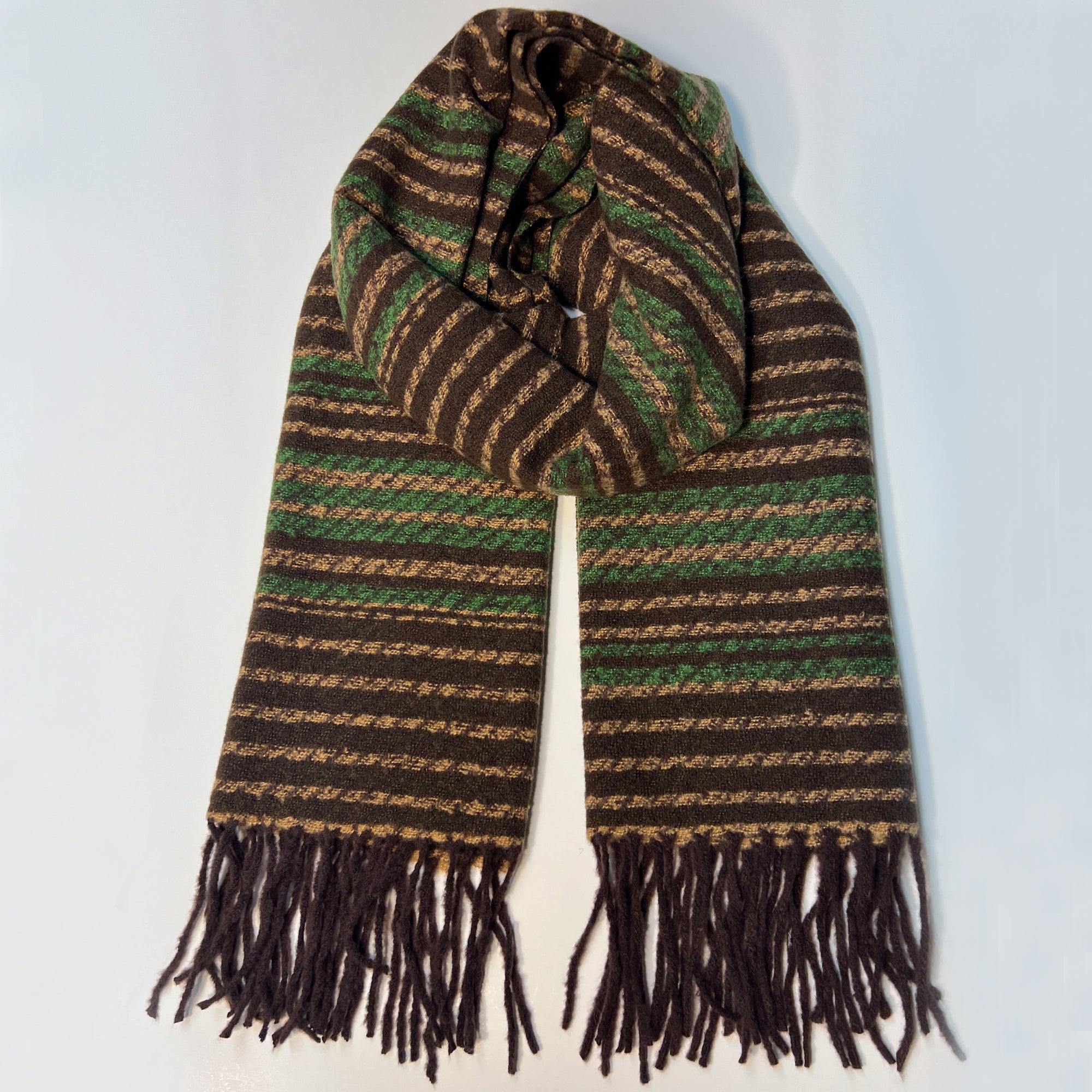 Brown Green Scarf - All - N - 1
