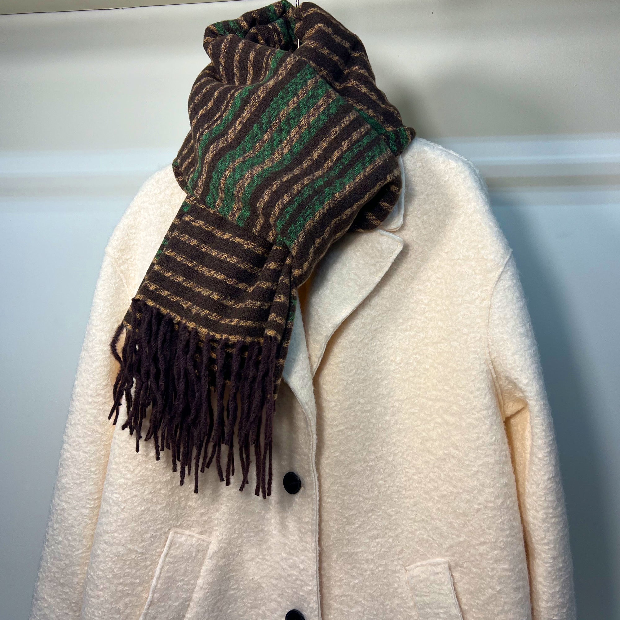 Brown Green Scarf - All - N - 1