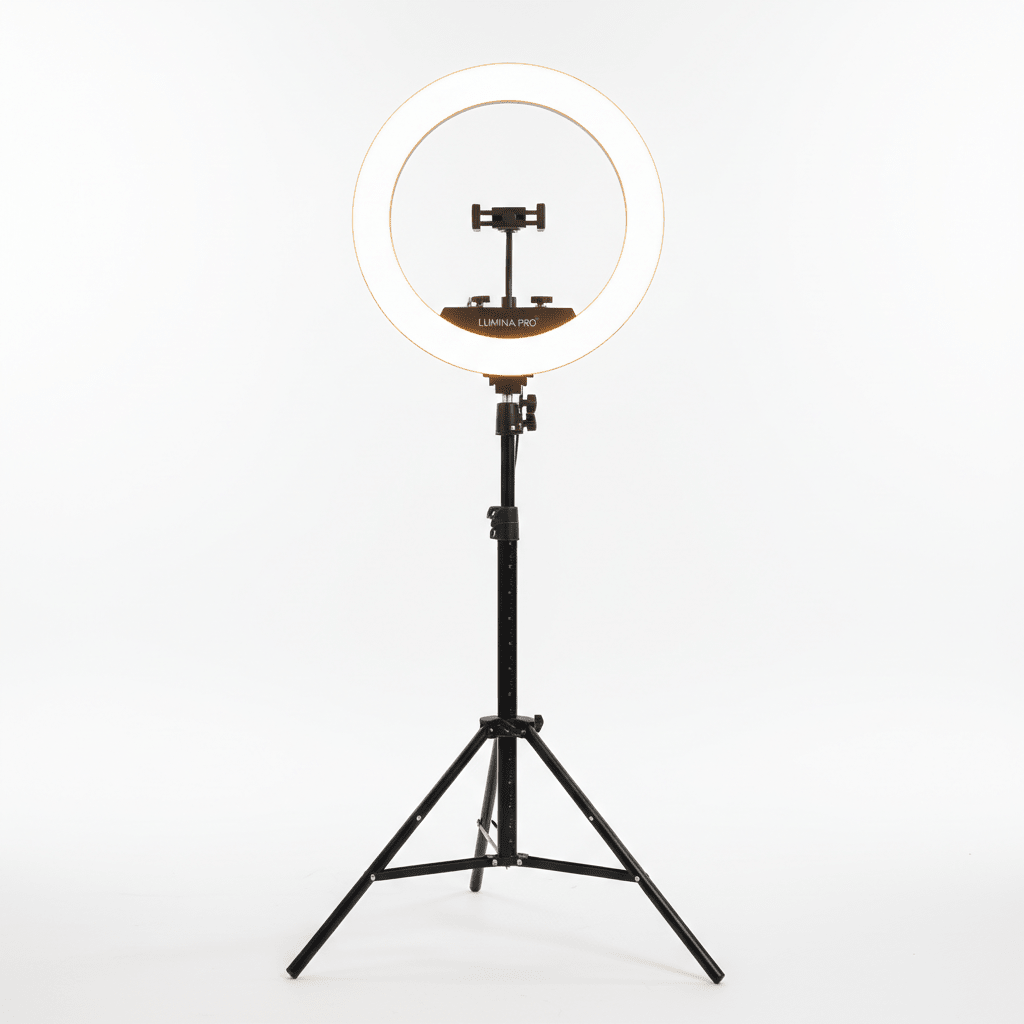 LED Ring Light with Tripod Stand - Professional Lighting for Content Creators - All - N - 1