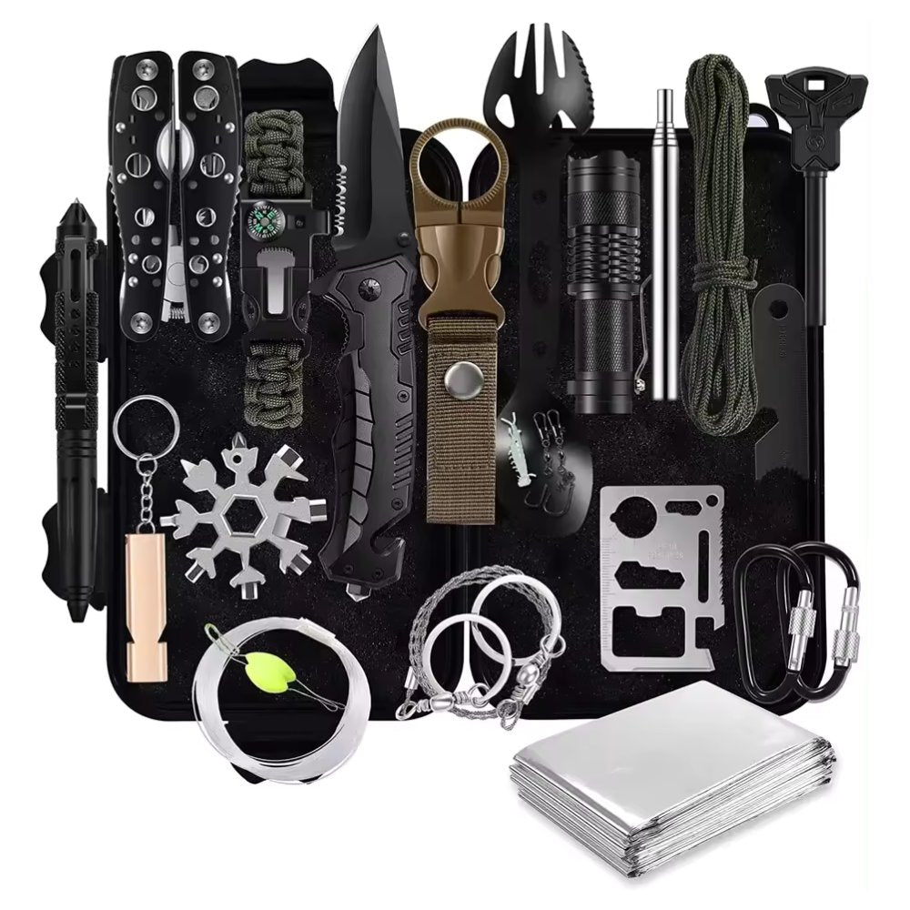 31 Pieces in 1 Bag Survival Gear and Equipment - All - N - 1