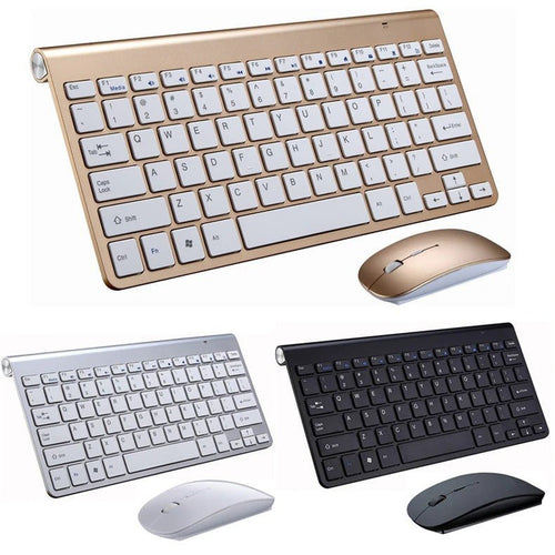 2.4 GHz Wireless Mini Keyboard And Optical Mouse Set - All - N - 1