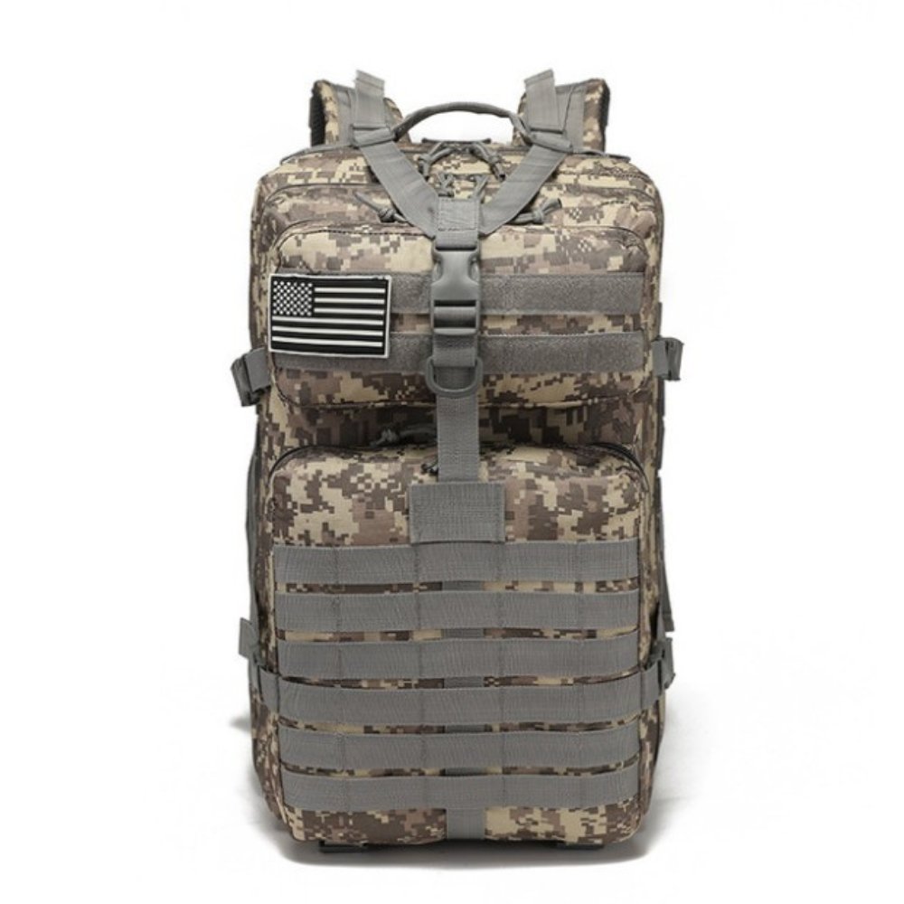 42L Tactical Backpack Bag with USA Patch - All - N - 1