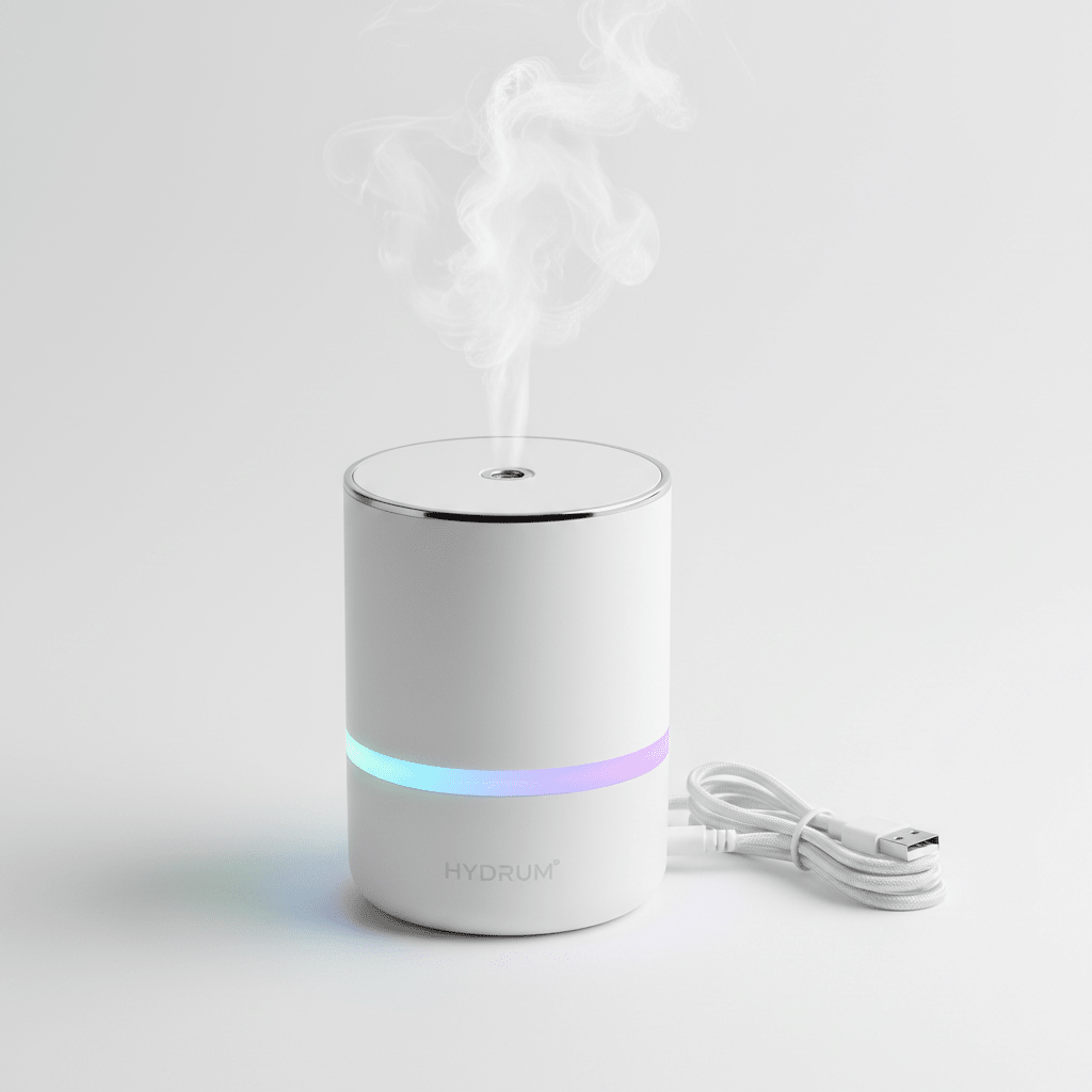 Portable Mini Humidifier with LED Light - USB Powered for Desk & Travel - All - N - 1