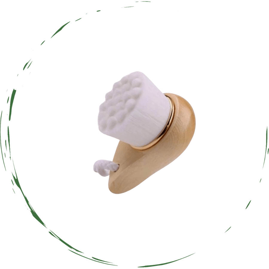 Facial Brush with Bamboo Handle - All - N - 1