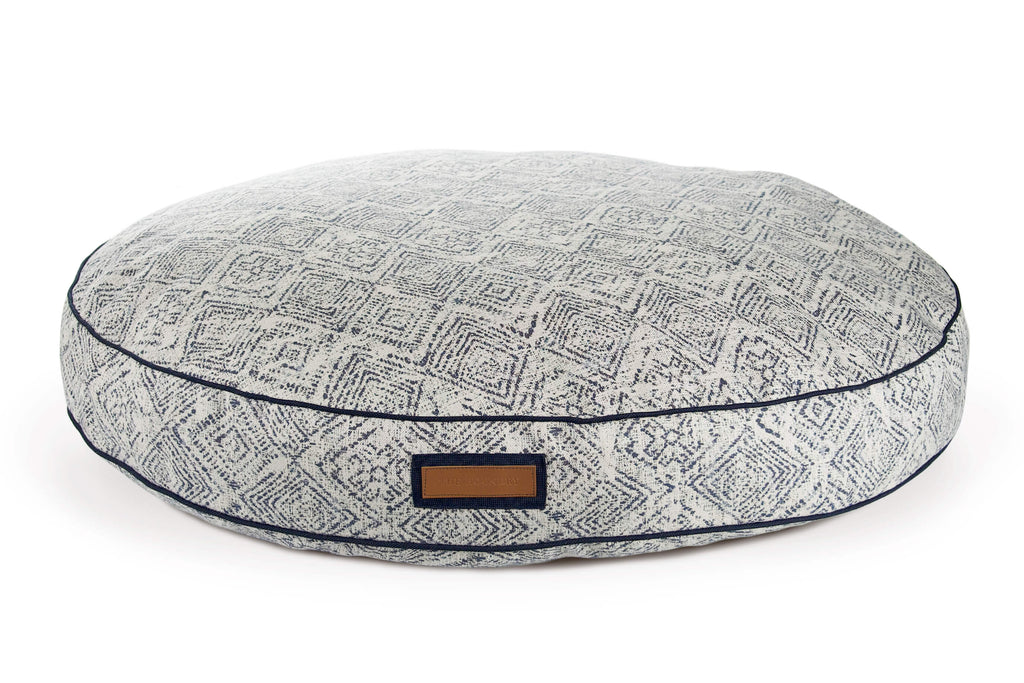 Round Pet Bed in Sapphire Spaniel - All - N - 1