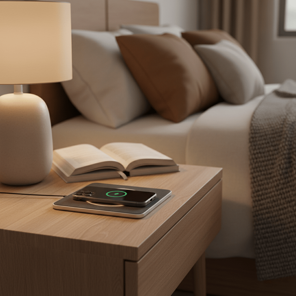 15W Fast Wireless Charger Pad - Qi - Certified for iPhone & Samsung - All - N - 1